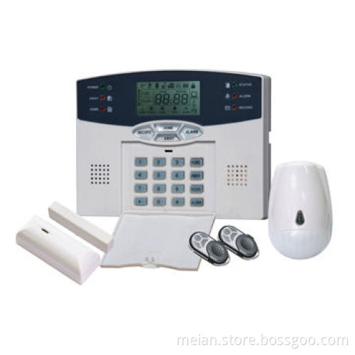 Wireless Intruder Alarm System, PSTN Control Panel, Armed/Disarmed Message Transmission